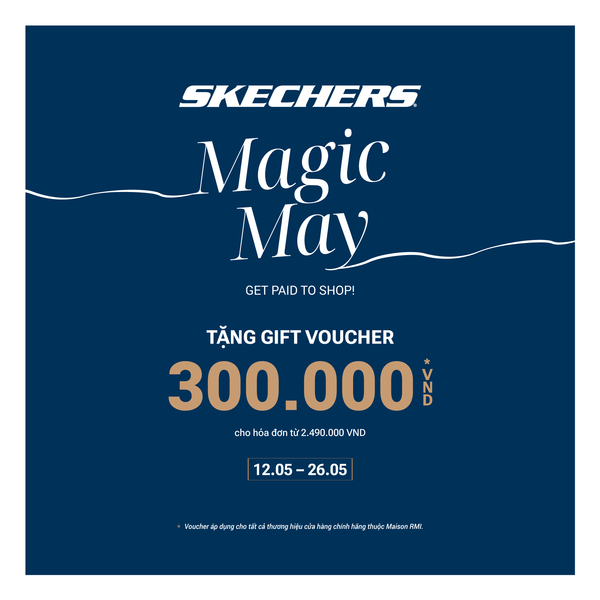 SKECHERS – MAY MAGIC – DEAL HOT ĐẦY TAY