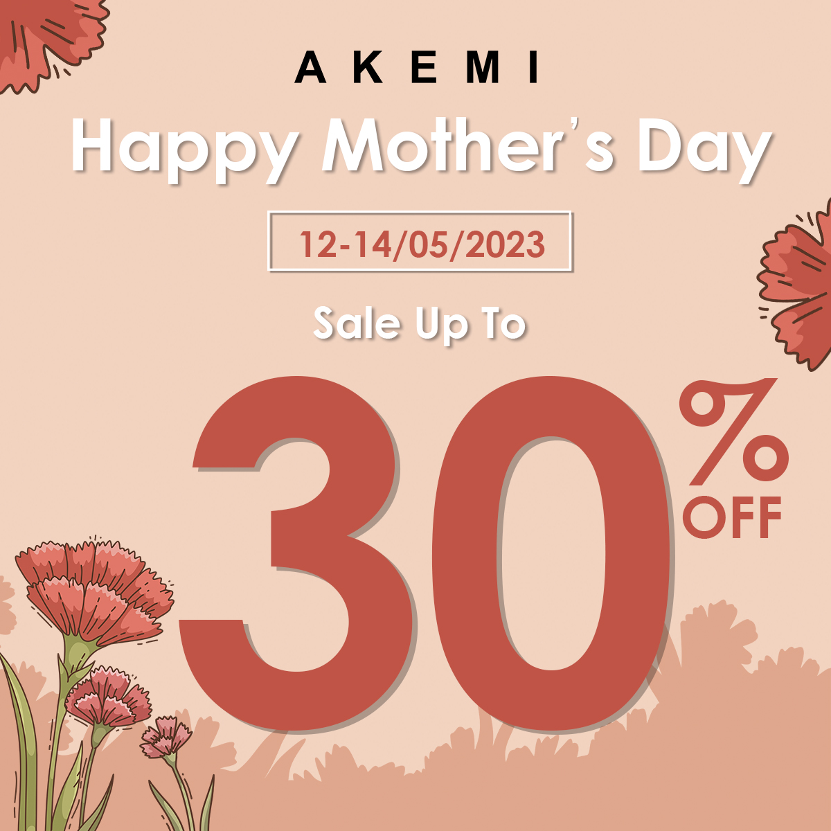 AKEMI – HAPPY MOTHER’S DAY – CHĂN GA GỐI CHỈ TỪ 499K