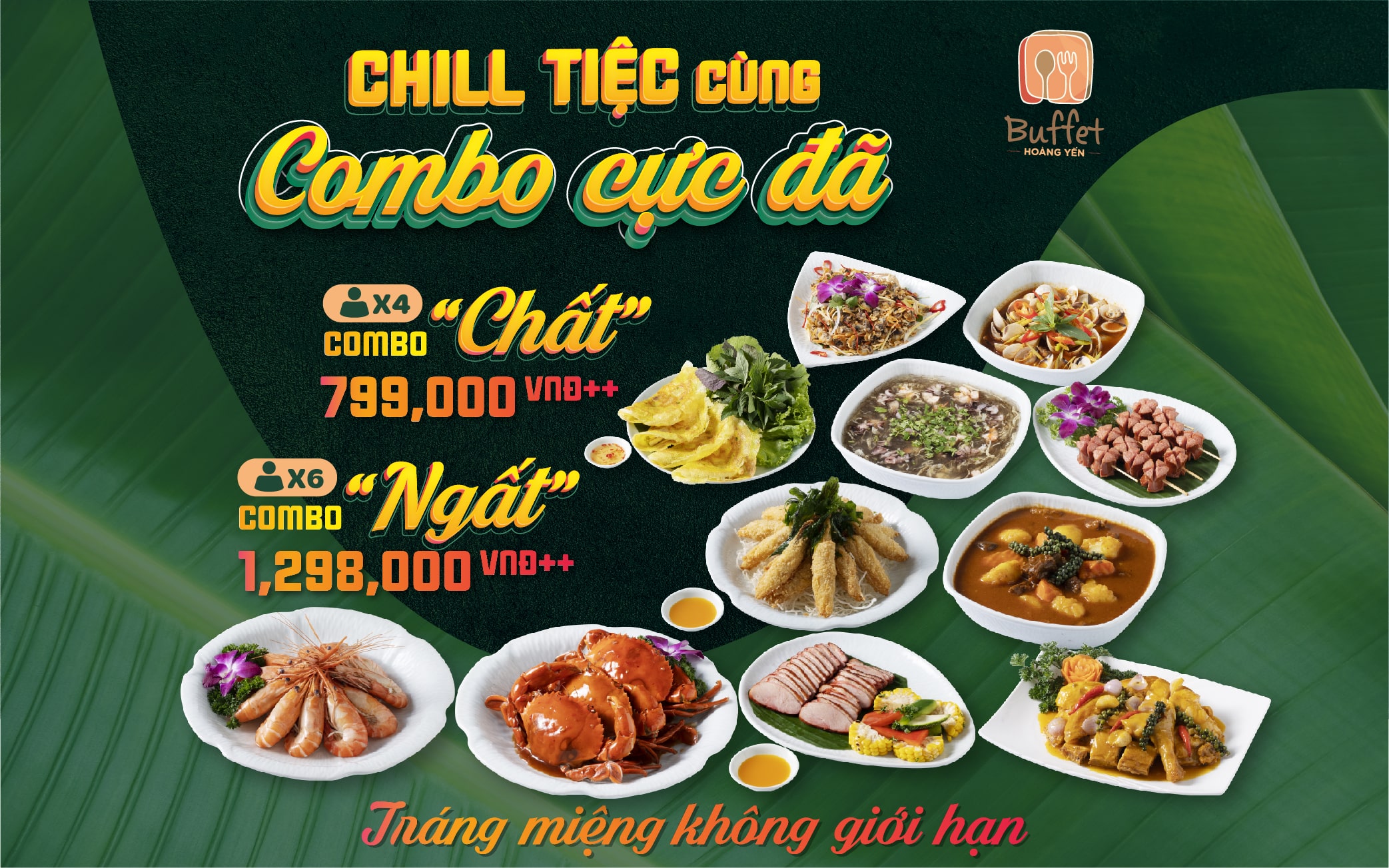 CHILL TIỆC CÙNG COMBO CỰC ĐÃ