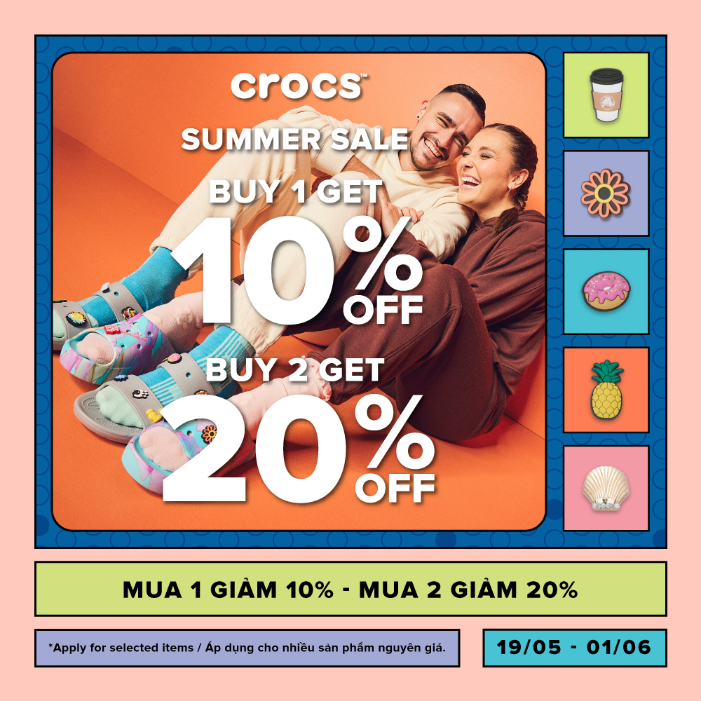 CROCS – 🌟SẮM CROCS CÀNG NHIỀU🌟DEAL CÀNG TỐT