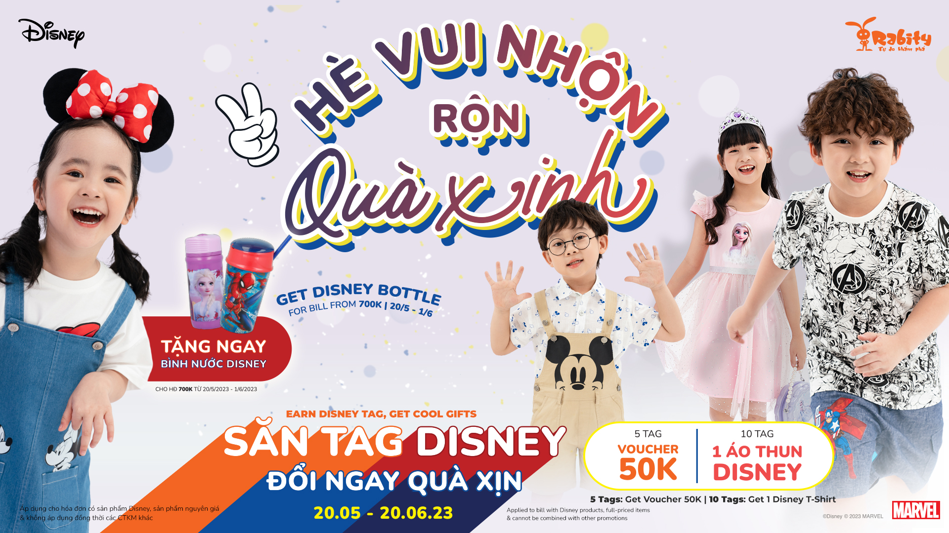 BST ĐỘC QUYỀN RABITY X DISNEY: CÙNG RABITY VIẾT NÊN CÂU CHUYỆN TUỔI THƠ