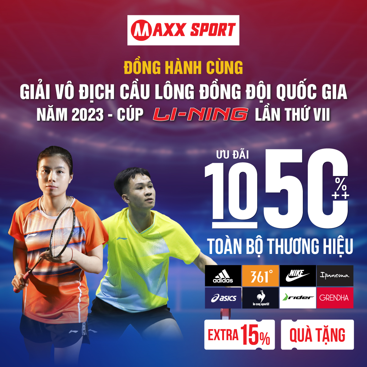 MAXXSPORT – BIG SUMMER SALE 10-50%++ TẤT CẢ THƯƠNG HIỆU