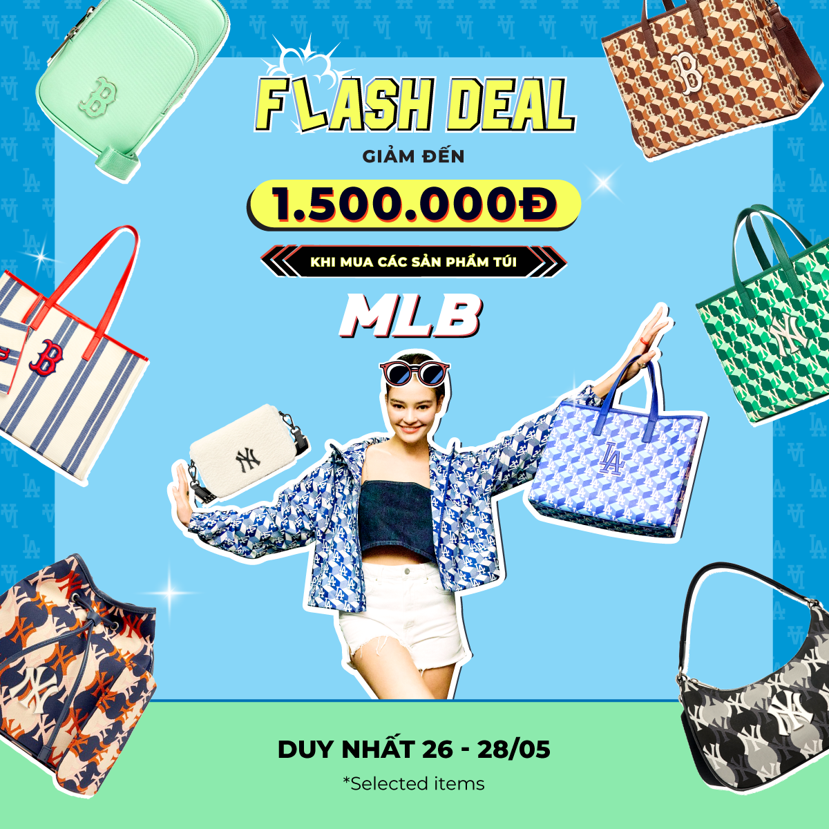 MLB FLASH DEAL – SĂN TÚI GIÁ TỐT, VUI HÈ THẢ GA