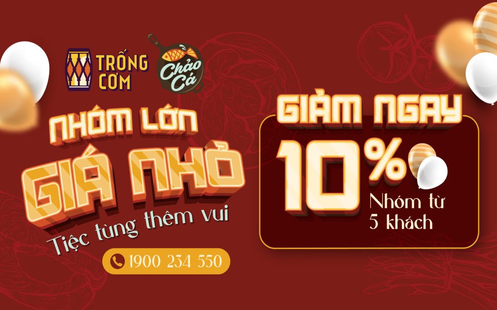 CHỐT DEAL ĂN NGON – NHẬN NGAY ƯU ĐÃI 10%