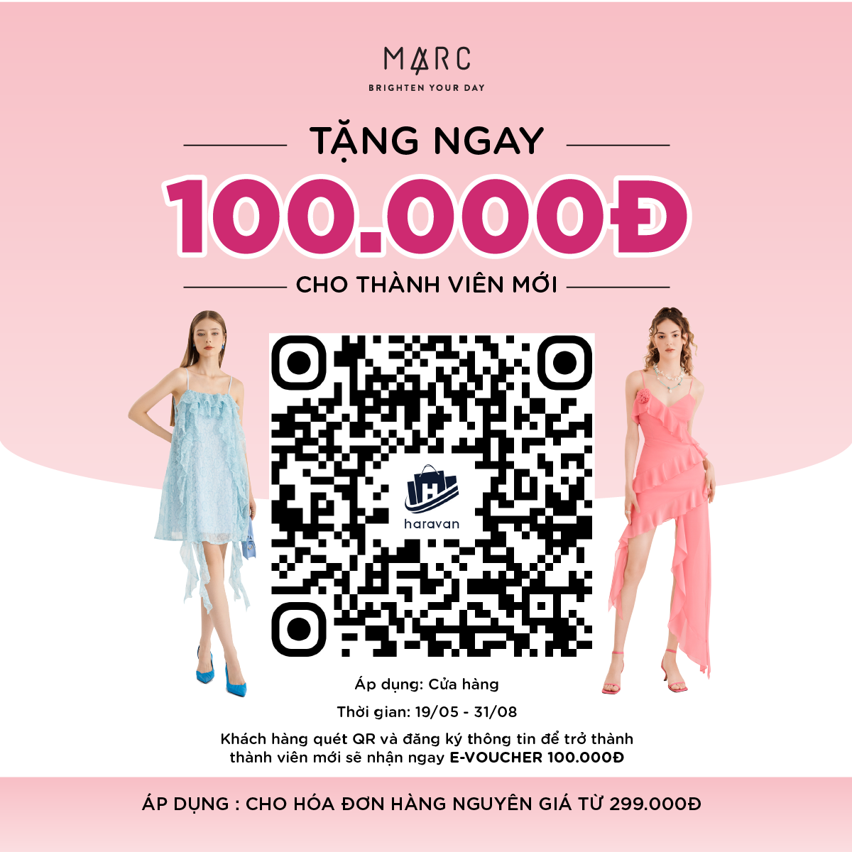 MARC – TẶNG 100K CHO THÀNH VIÊN MỚI