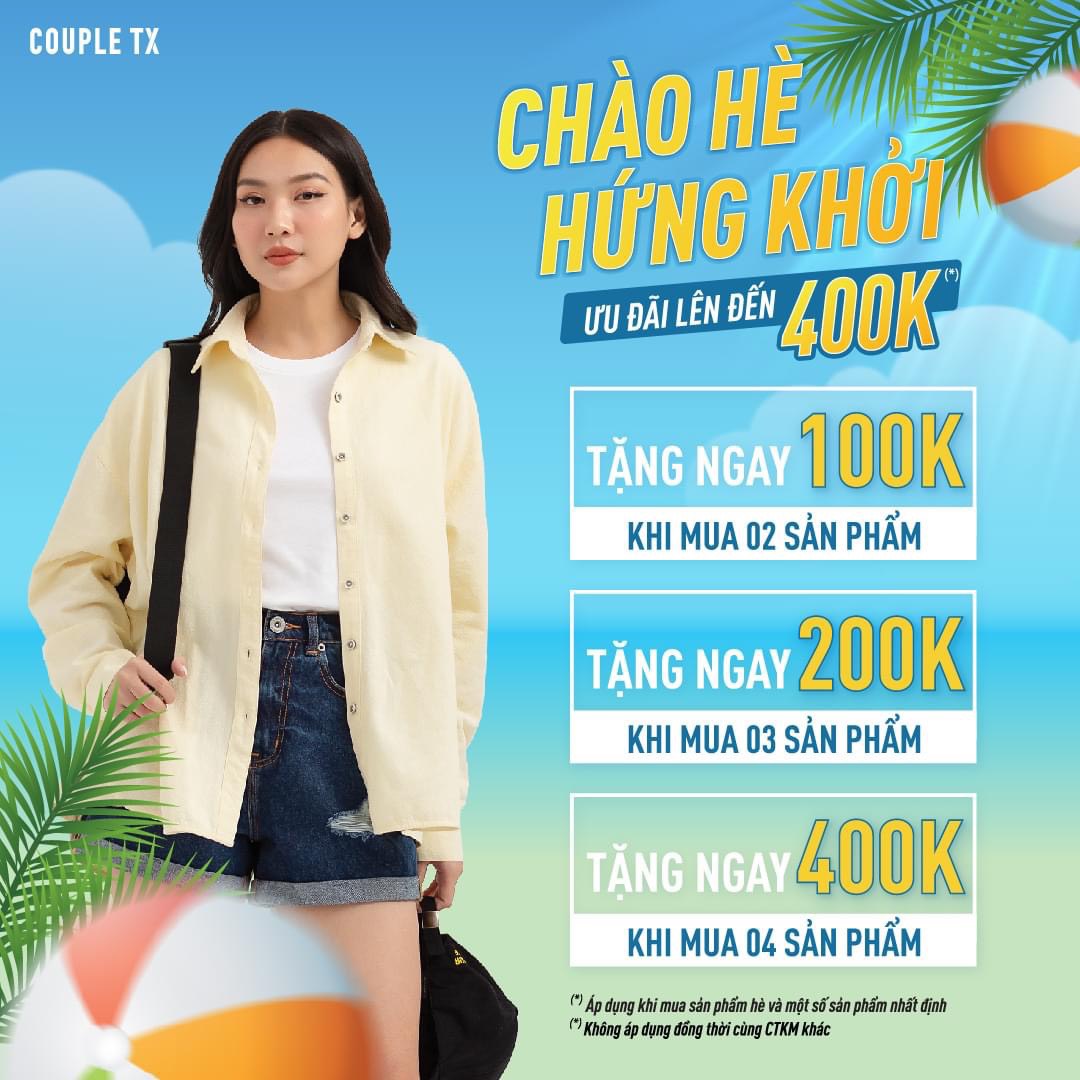 CHÀO HÈ HỨNG KHỞI – ƯU ĐÃI LÊN ĐẾN 400K