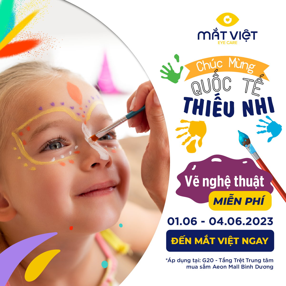 MẮT VIỆT – MỪNG QUỐC TẾ THIẾU NHI – VẼ NGHỆ THUẬT MIỄN PHÍ