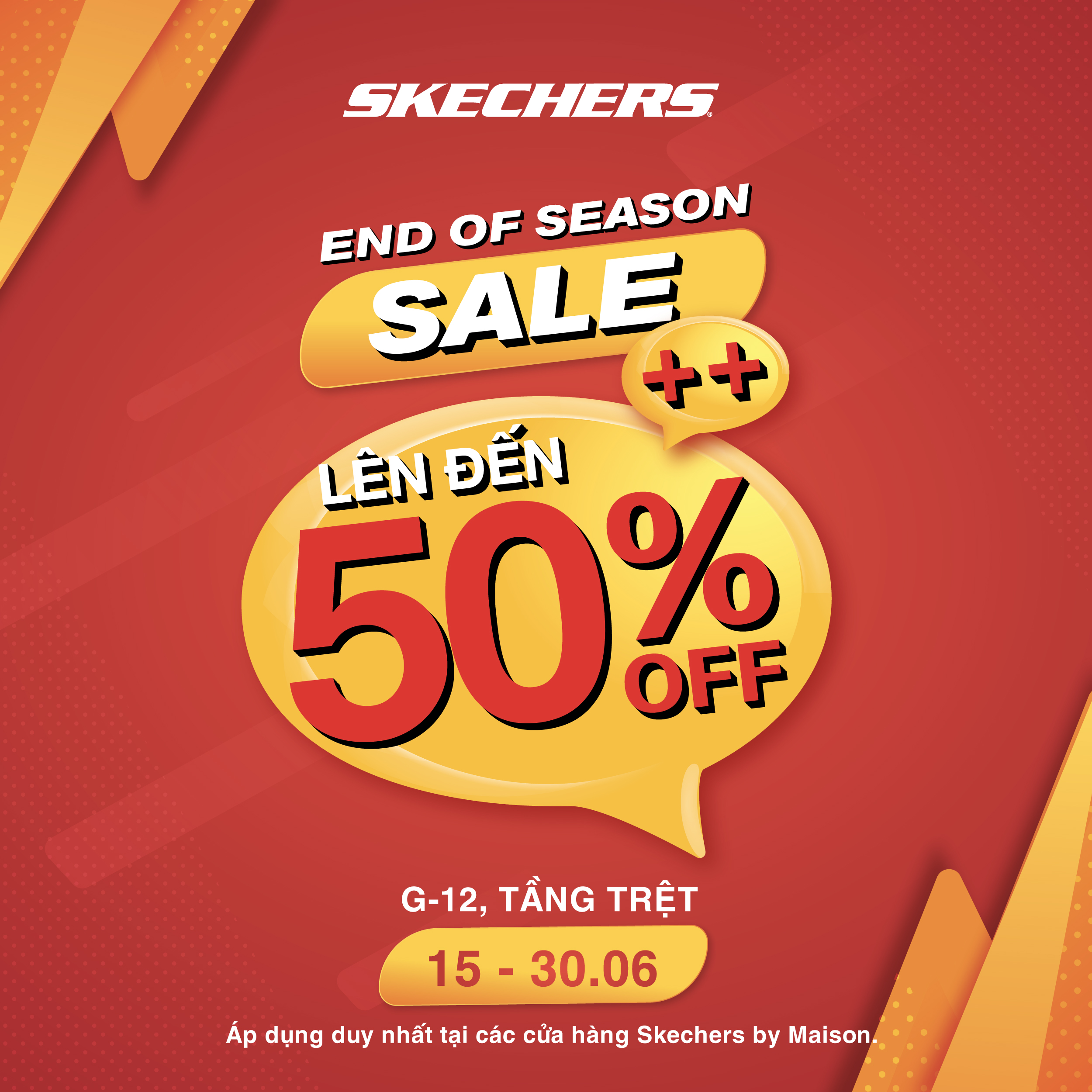 SKECHERS | END OF SEASON SALE – UP TO 50%++