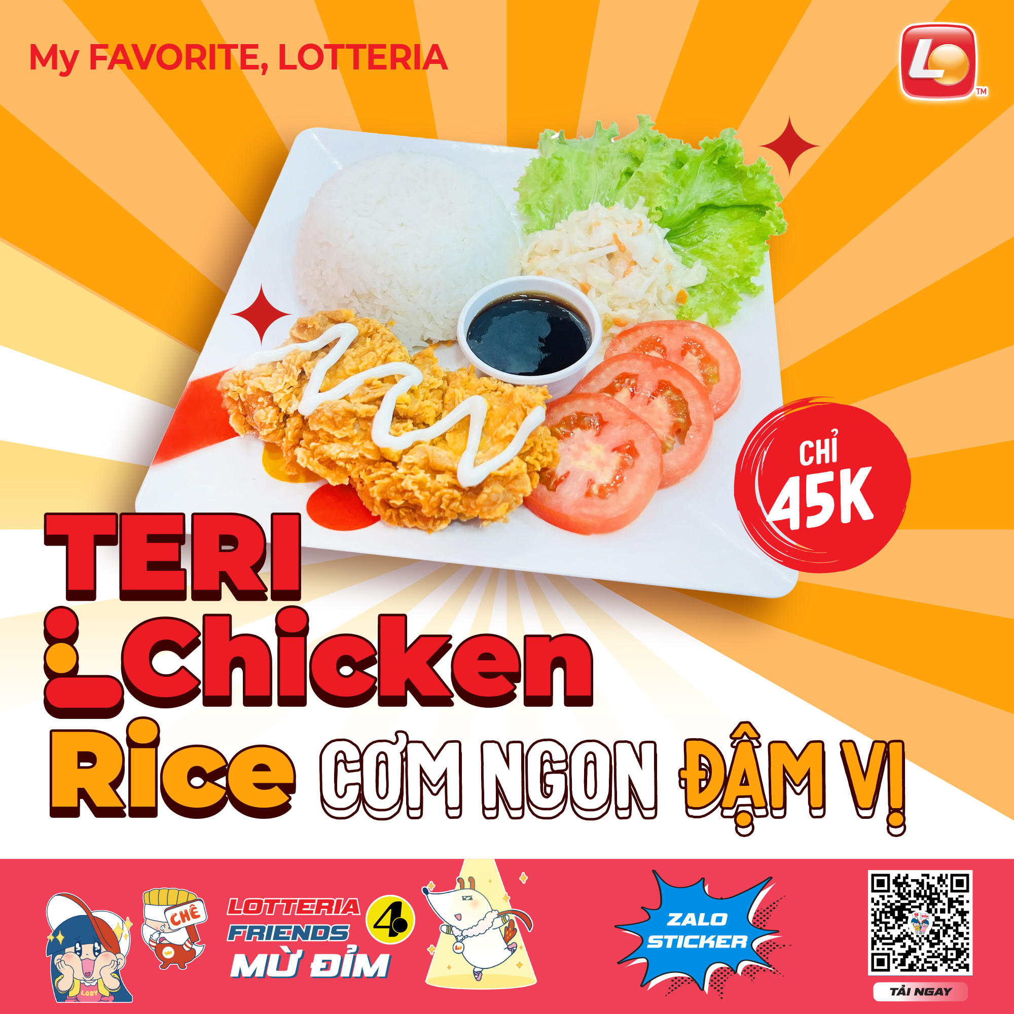 LOTTERIA GIỚI THIỆU MENU MỚI VỚI ƯU ĐÃI BẤT NGỜ