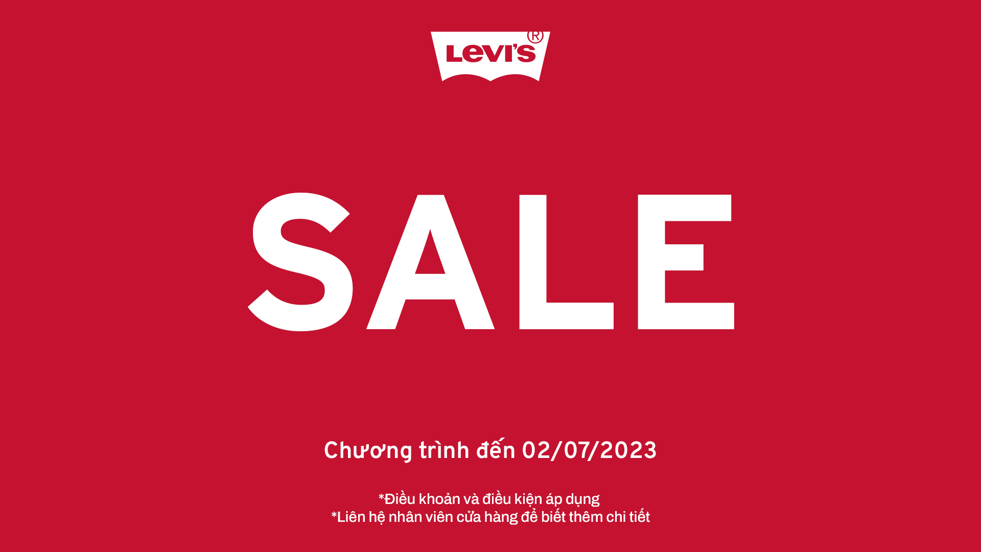 LEVI’S – SIÊU SALE CUỐI MÙA