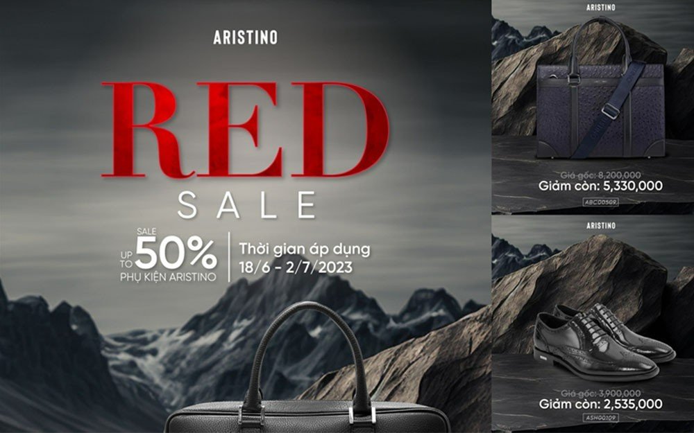 ARISTINO SALE UP TO 50% PHỤ KIỆN