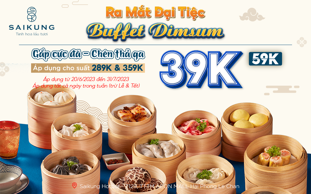 ☀ ĐẠI TIỆC CHÀO HÈ – Chiêu đãi thực khách #buffet_dimsum 16 món chỉ #39k/ người ( sale 34% ) ☀