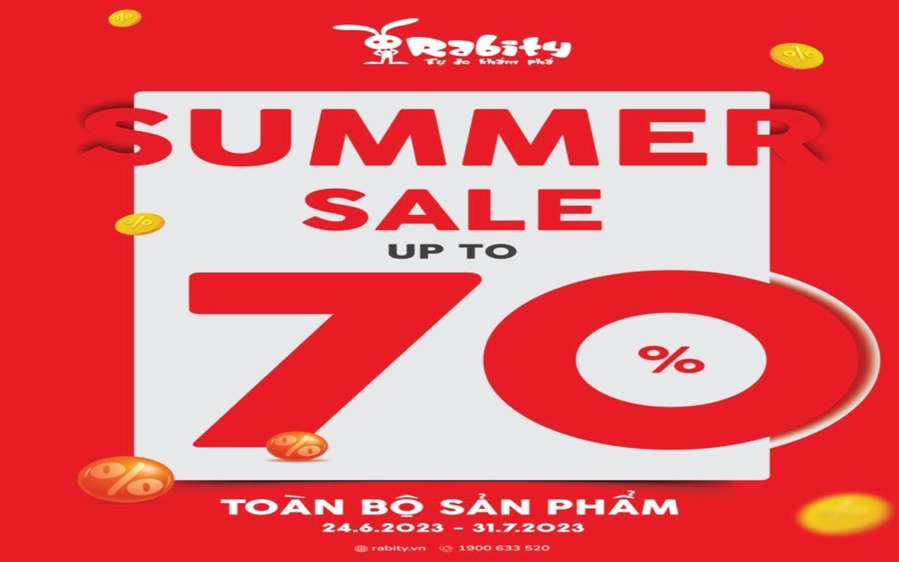 HÈ CỰC CHÁY VỚI ƯU ĐÃI KHỦNG SALE UP TO 70% TOÀN BỘ SẢN PHẨM