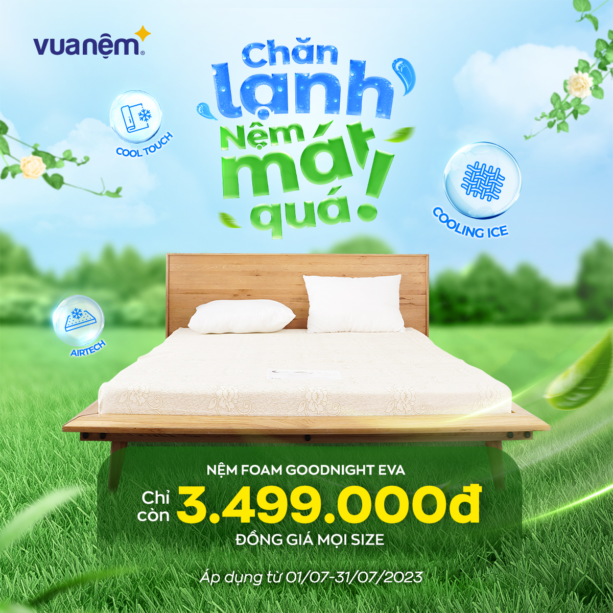 VUA NỆM | CHĂN LẠNH QUÁ, ĐỆM MÁT QUÁ