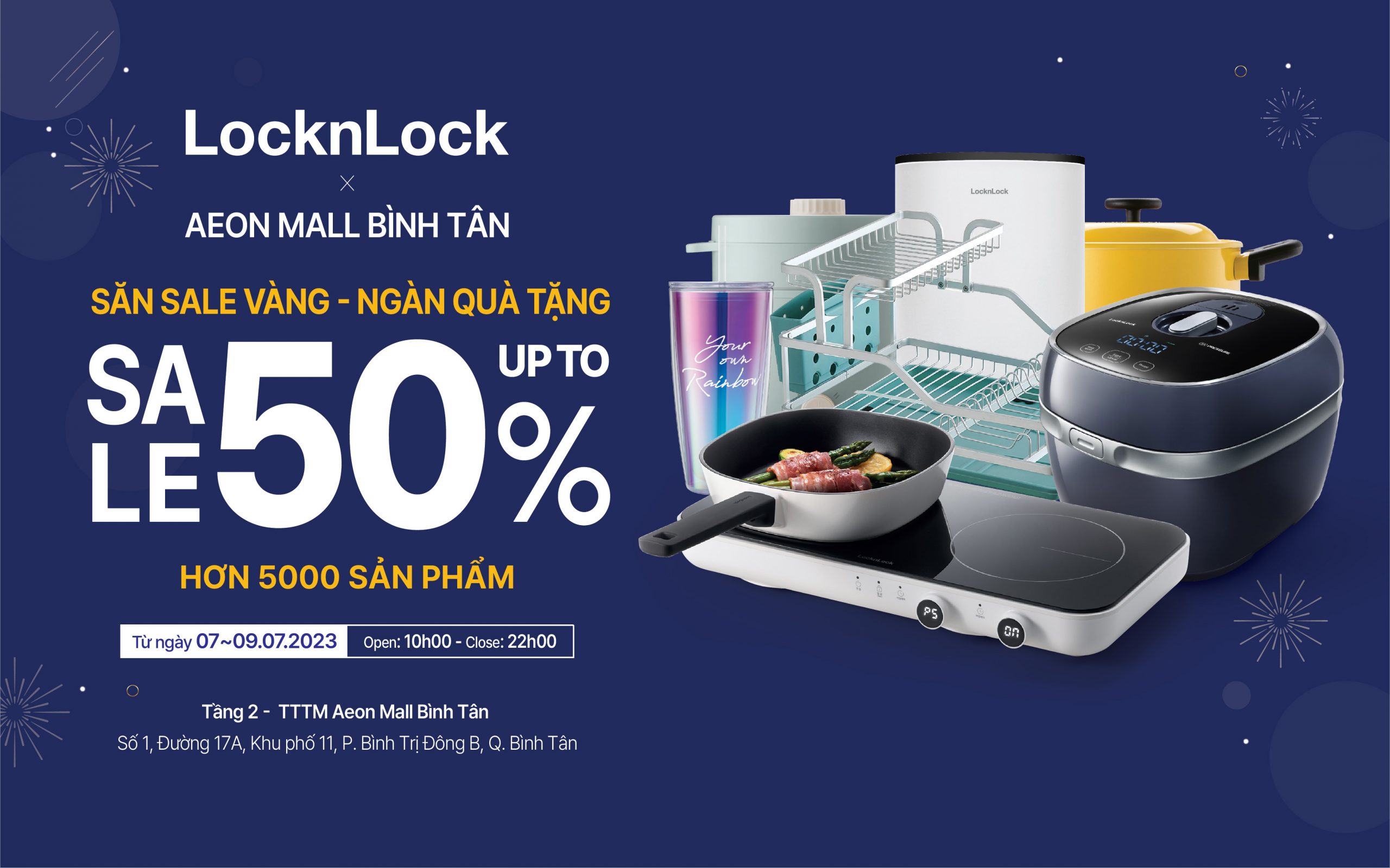 LocknLock x AEON MALL Bình Tân | SĂN SALE VÀNG, NGÀN QUÀ TẶNG