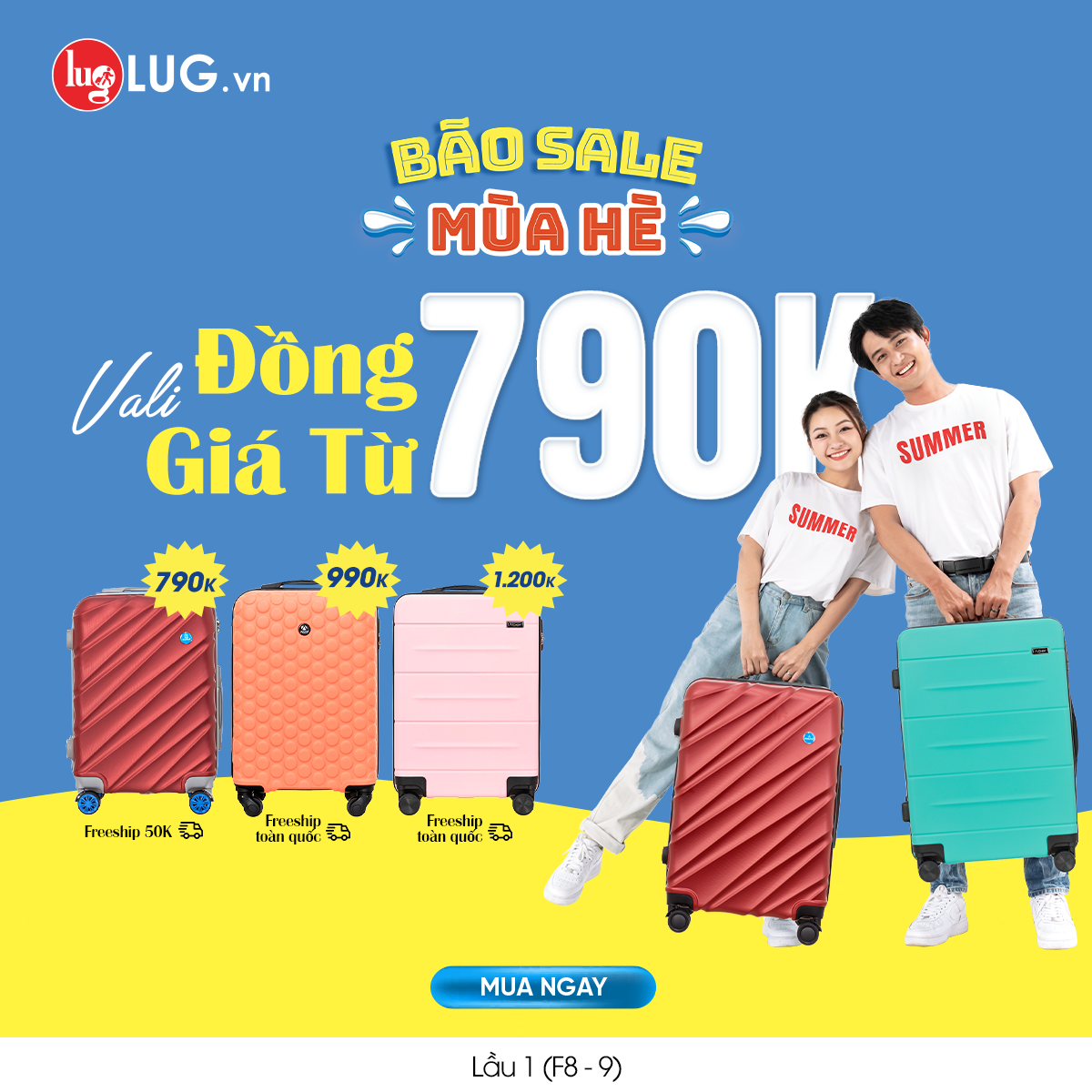 LUG.VN – BÃO SALE MÙA HÈ VALI ĐỒNG GIÁ TỪ #790K