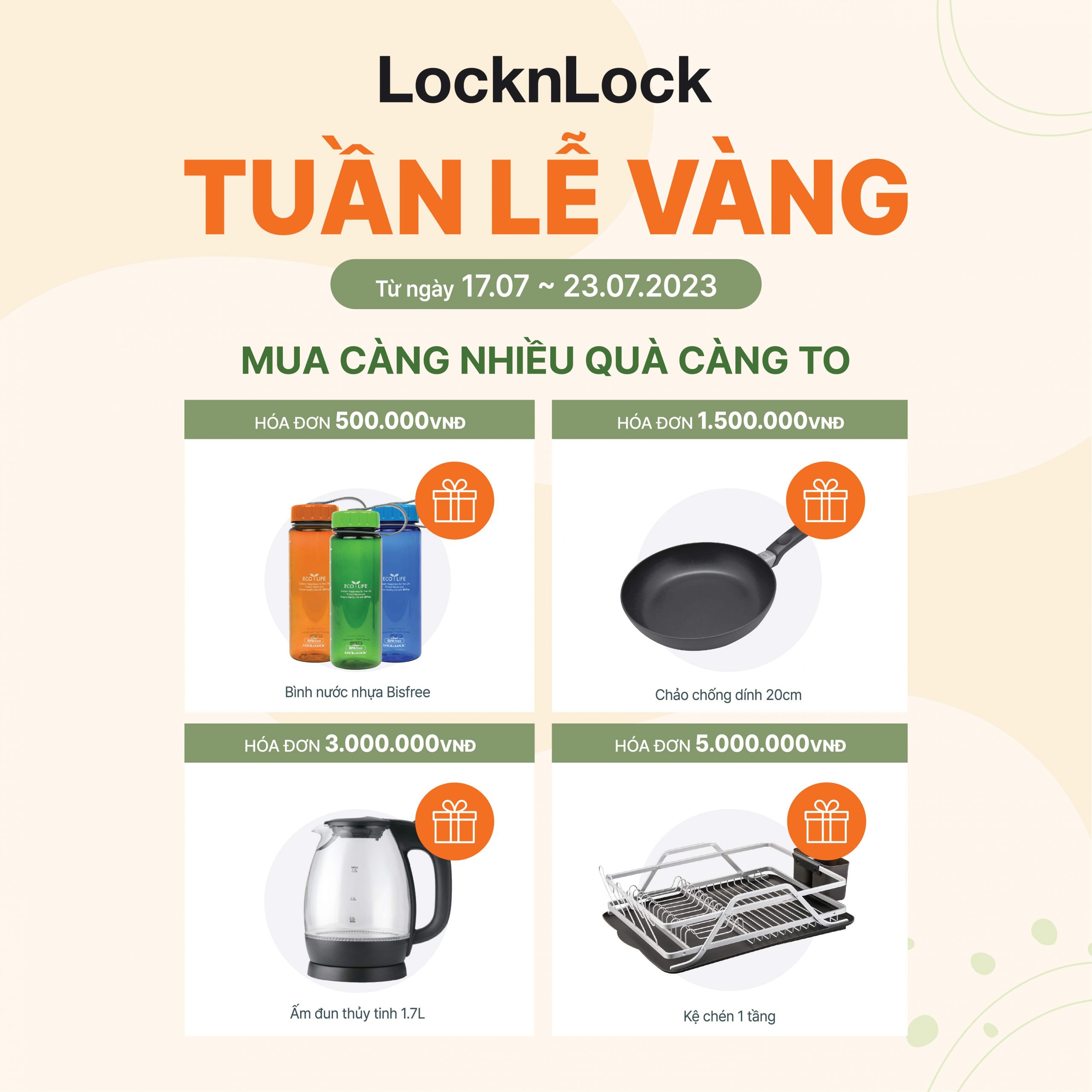 LOCKNLOCK – TUẦN LỄ VÀNG