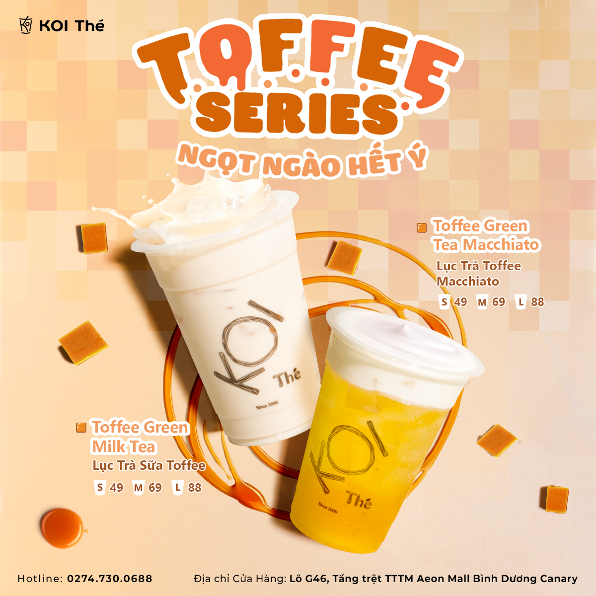 KOI THÉ – CHÍNH THỨC RA MẮT TOFFEE SERIES