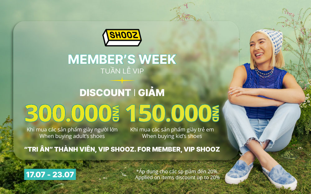 SHOOZ mở ƯU ĐÃI ĐỘC QUYỀN cho khách hàng thân thiết