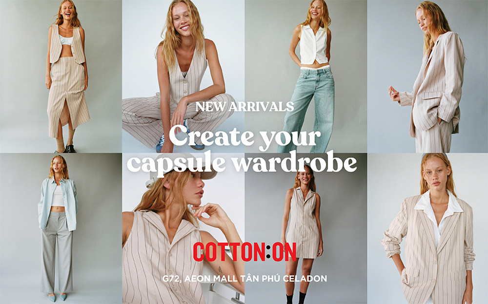 COTTON ON | NEW ARRIVALS – CREATE YOUR CAPSULE WARDROBE