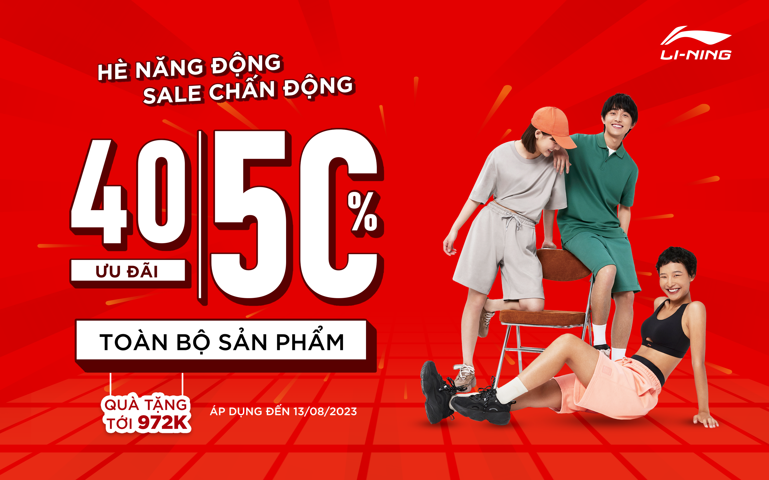 HÈ NĂNG ĐỘNG – SALE CHẤN ĐỘNG – QUÀ TẶNG TỚI 972K CÙNG ƯU ĐÃI 40-50% TOÀN BỘ SẢN PHẨM