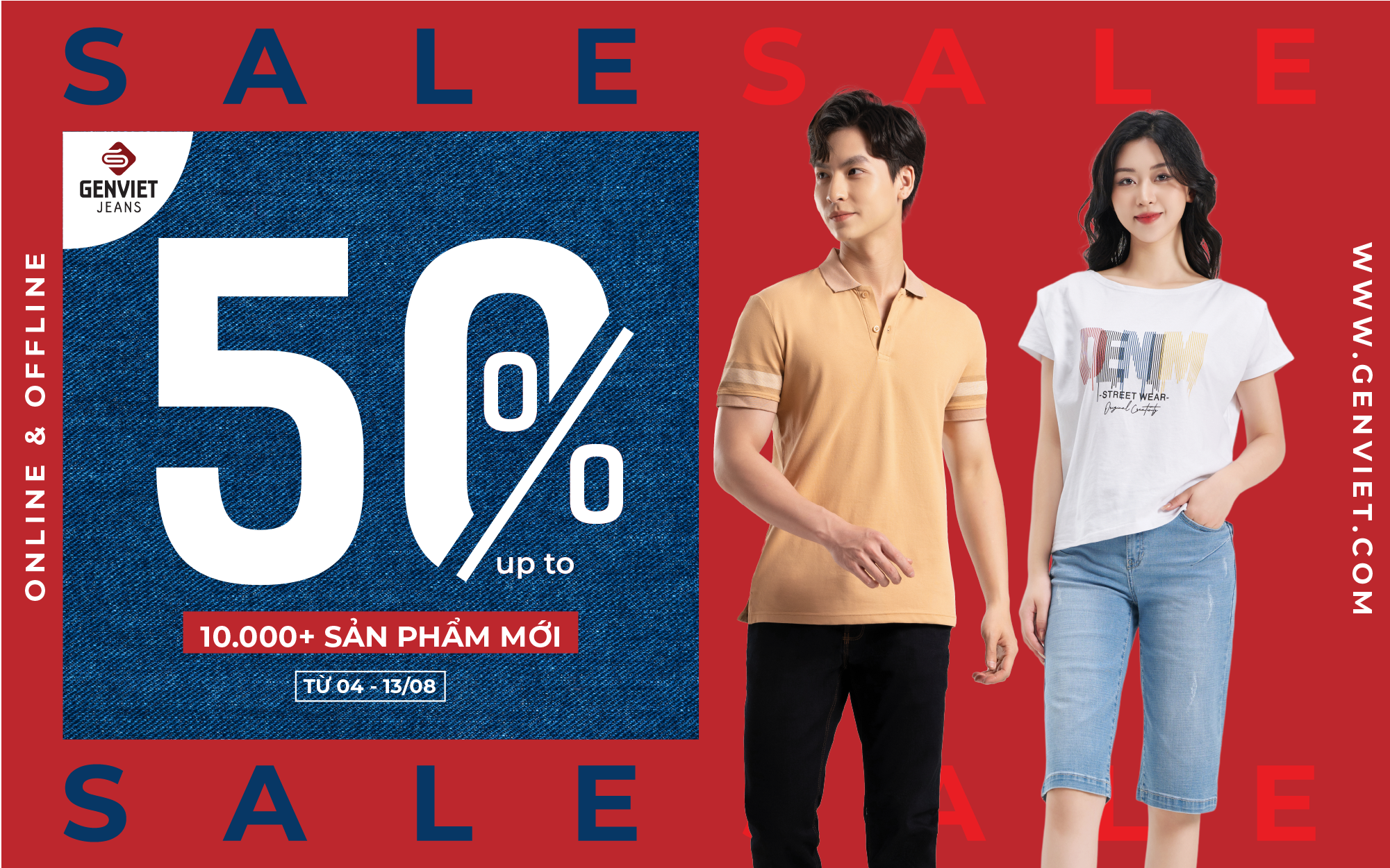 GENVIET JEANS | SALE CUỐI MÙA – UP TO 50%