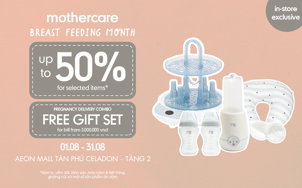 BREAST FEEDING MONTH – SALE UP TO 50%