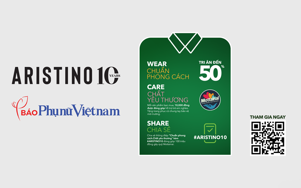 “WEAR.CARE.SHARE – CHUẨN PHONG CÁCH.CHẤT YÊU THƯƠNG” NHẬN NGAY ƯU ĐÃI TRI ÂN 50%