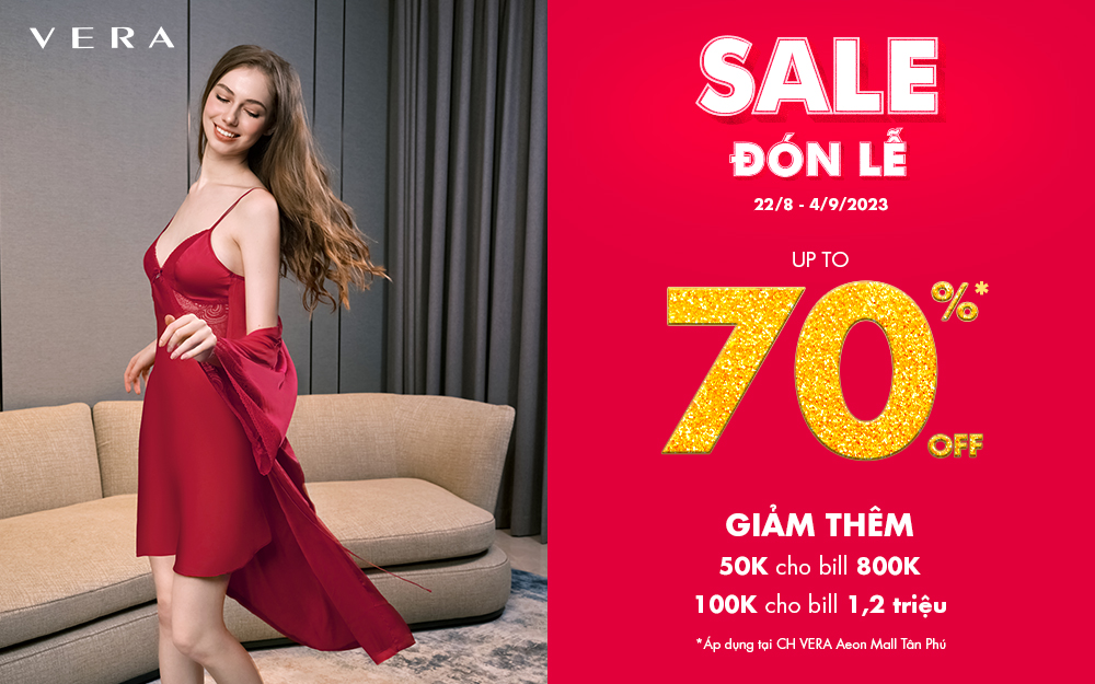 KHUYẾN MÃI LÊN ĐẾN 70%