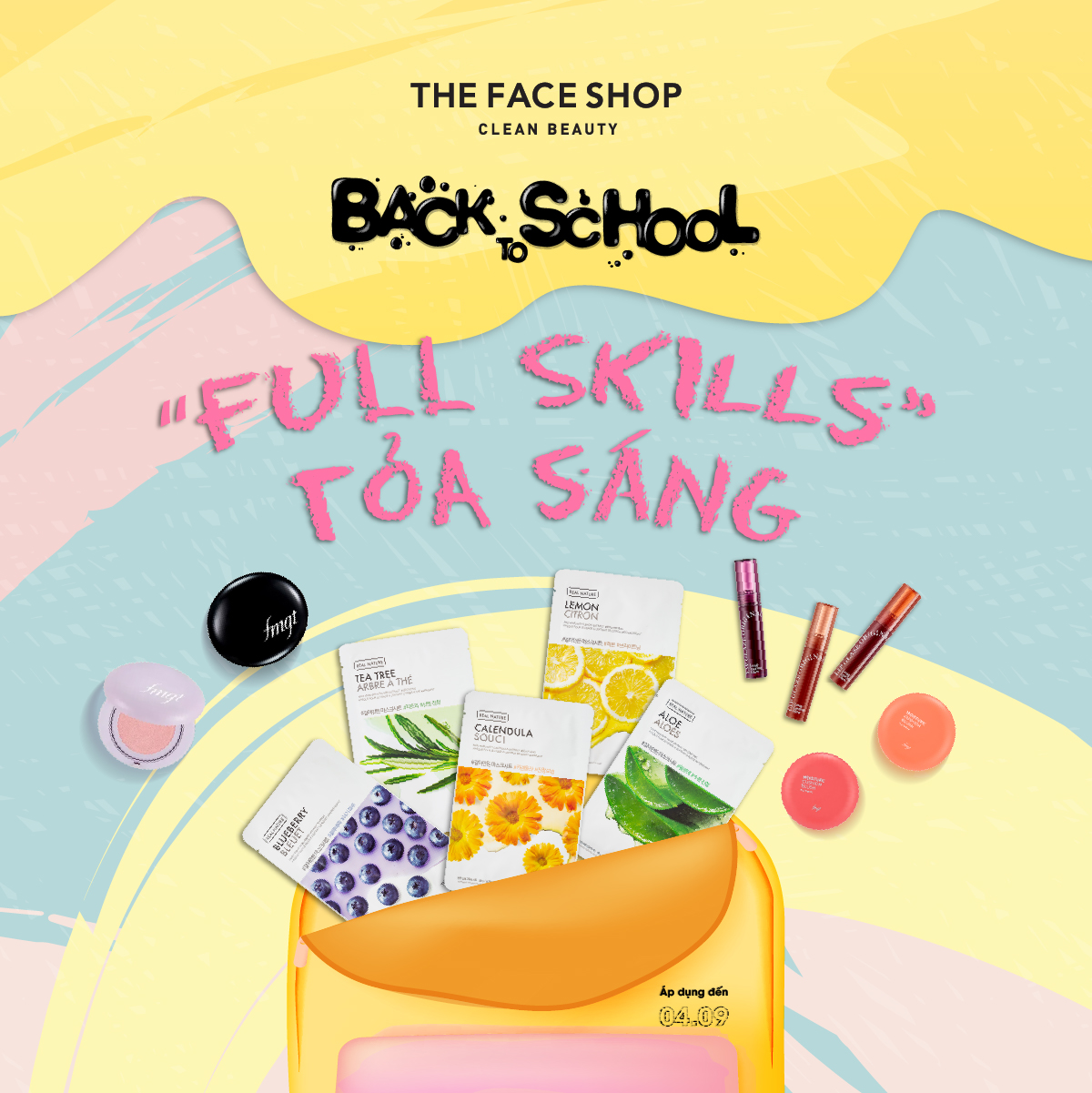 THEFACESHOP – RẠNG RỠ NGÀY TỰU TRƯỜNG VỚI BÍ KÍP BACK TO SCHOOL TỪ THE FACE SHOP