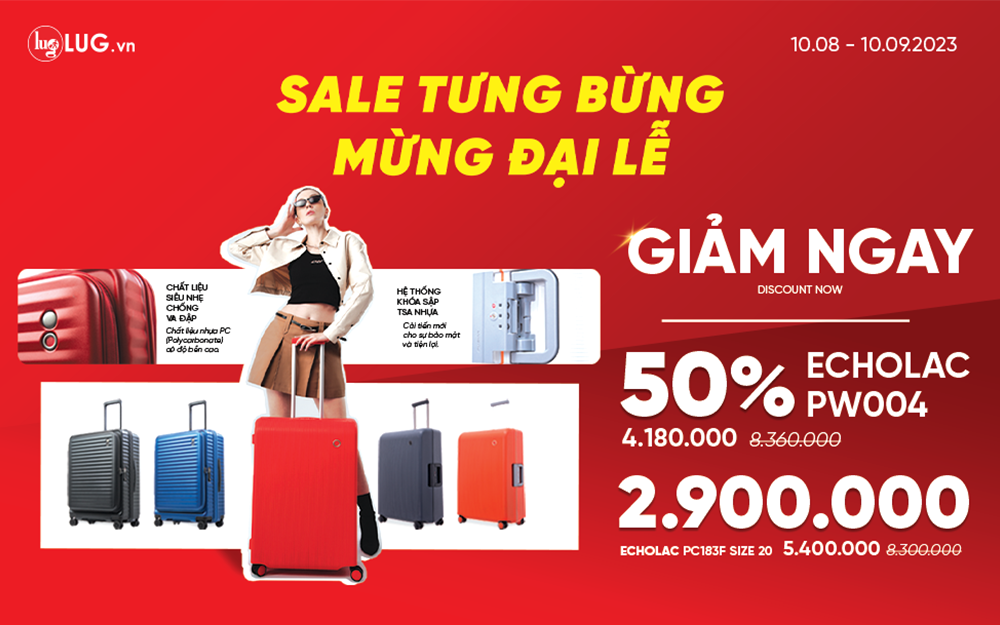 02/09 TIN NÓNG “BỎNG TAY”: ECHOLAC GIẢM LỚN ĐẾN 50% + GIẢM TRỰC TIẾP 2900K