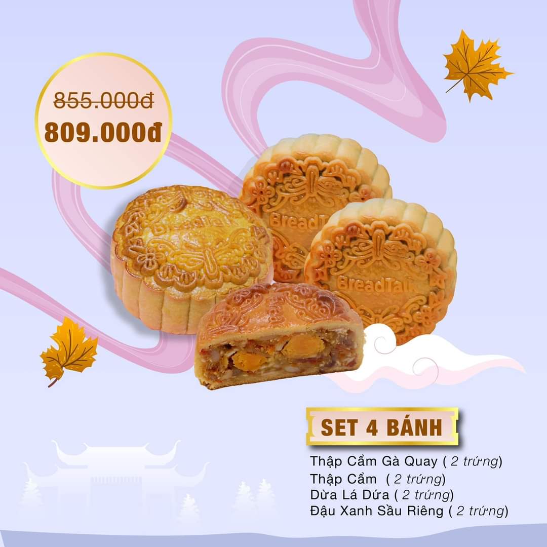 BREADTALK – SET BÁNH GIÁ ƯU ĐÃI “THU TỨ QUÝ” TRUNG THU 2023