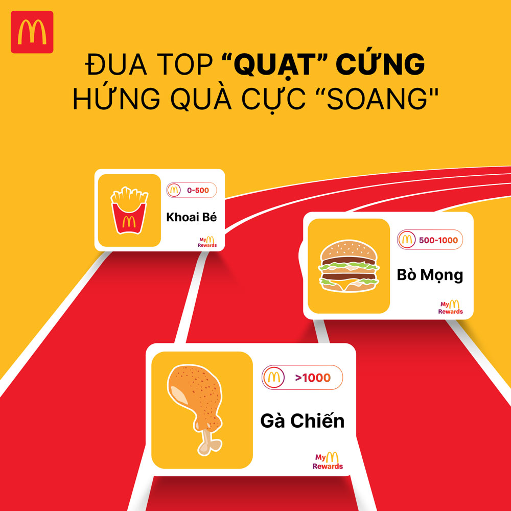 Tích điểm hăng say cùng McDonald’s – Nhận ngay quà cực sang