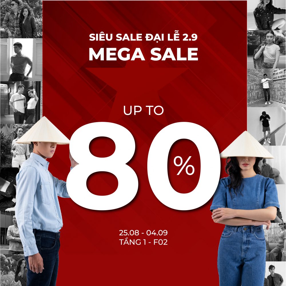 MESSI JEANS – MEGA SALE ĐẠI LỄ 2.9 GIẢM ĐẾN 80%