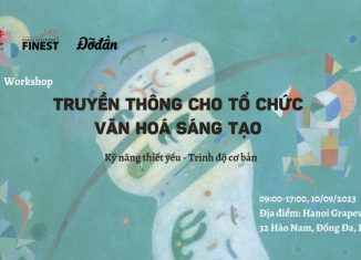 Workshop: Truyền thông cho tổ chức văn hoá sáng tạo