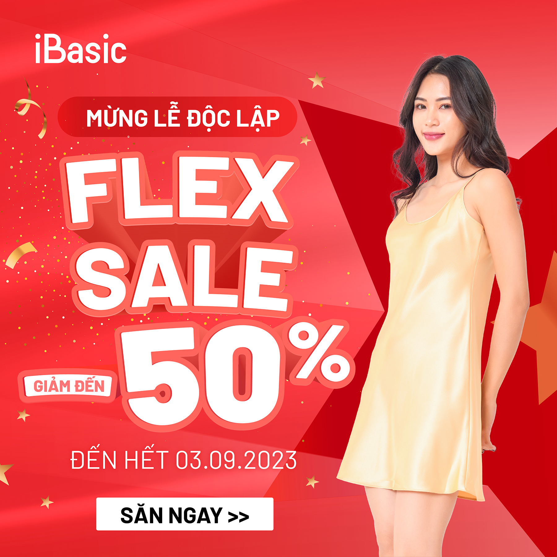 IBASIC – F.L.E.X S.A.L.E MỪNG ĐẠI LỄ 2/9