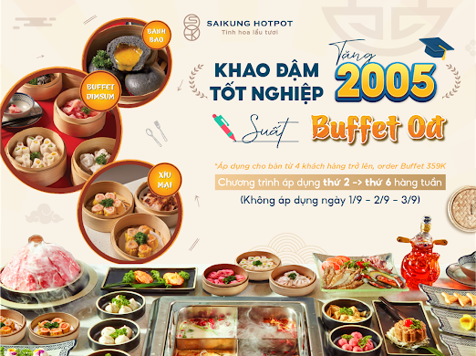 Tặng miễn phí 1 xuất buffet 359K