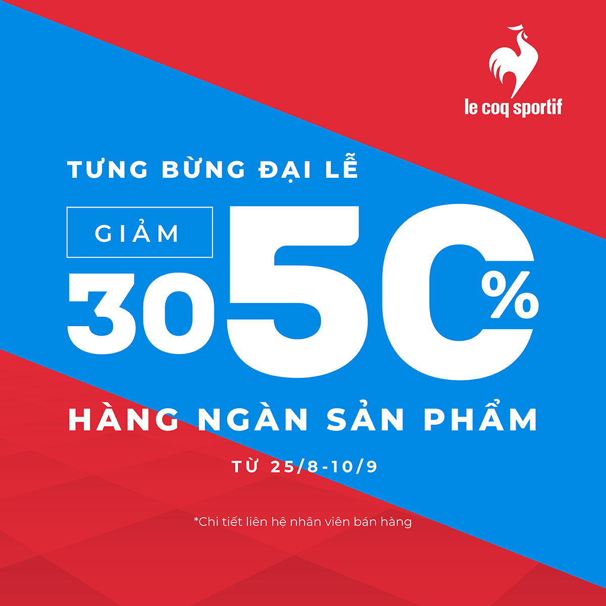 F5 PHONG CÁCH TRONG DỊP NGHỈ LỄ 2-9 CÙNG LE COQ SPORTIF