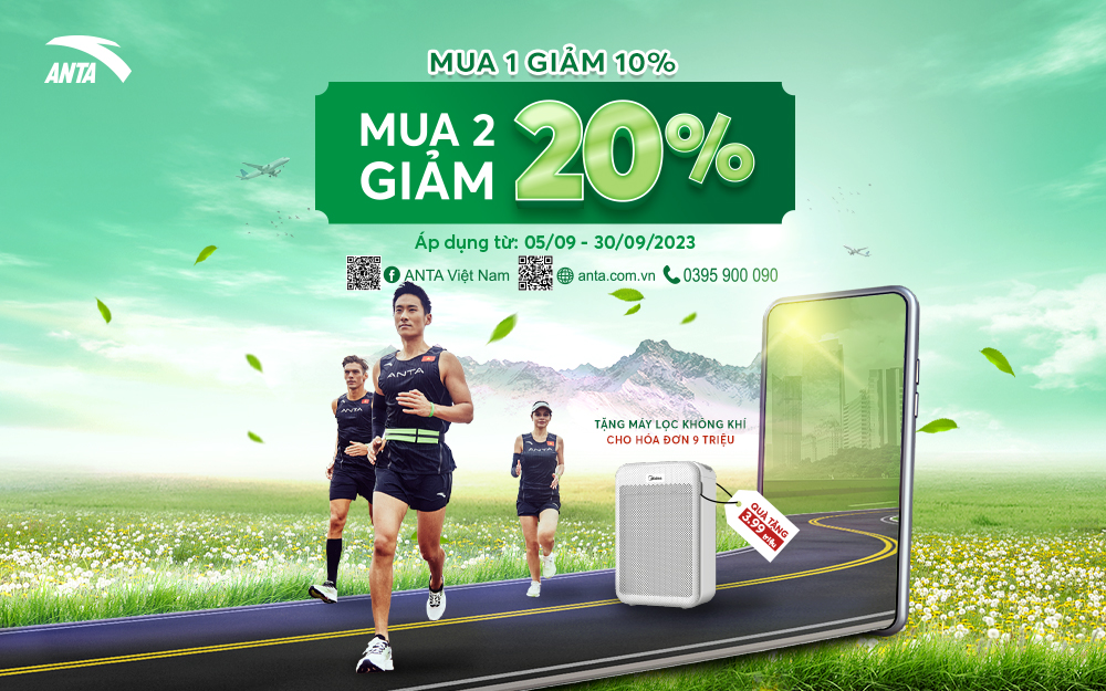 ĐÓN THU- ANTA ƯU ĐÃI MUA NHIỀU GIẢM SÂU TỚI 20% BỘ SƯU TẬP MỚI