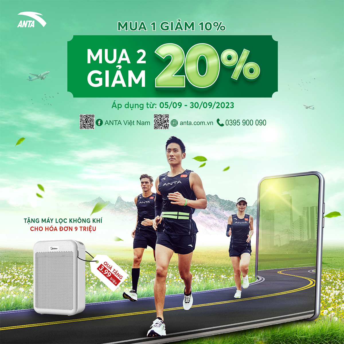 ĐÓN THU- ANTA ƯU ĐÃI MUA NHIỀU GIẢM SÂU TỚI 20% BỘ SƯU TẬP MỚI