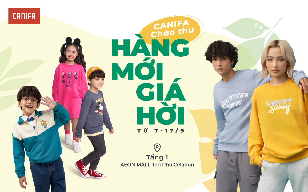 CANIFA CHÀO THU HÀNG MỚI – GIÁ HỜI