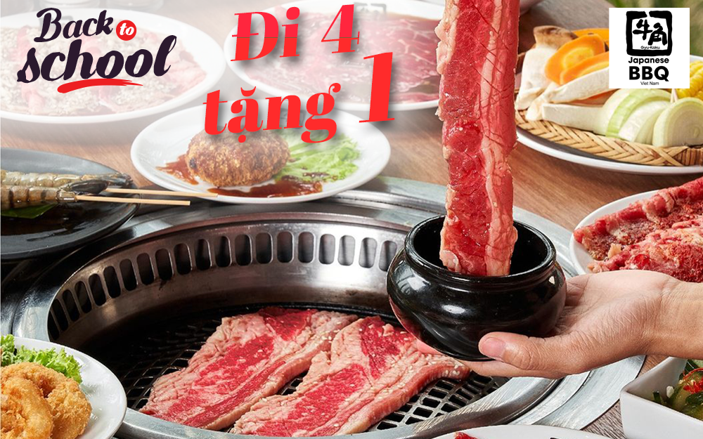 MIỄN PHÍ BUFFET NƯỚNG LẨU – ƯU ĐÃI GYU-KAKU THÁNG 9