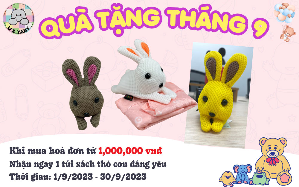 Quà tặng đặc biệt từ U & Yaby dành riêng cho tháng 9 này