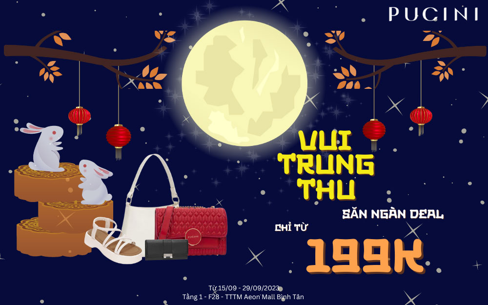 Vui Trung Thu với ngàn deal hot từ PUCINI