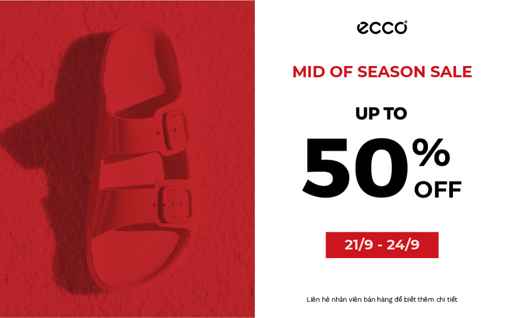 Mid of Season Sale – Ưu đãi lên tới 50% từ ECCO