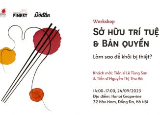 Workshop: Cơ bản về quyền tác giả – Làm sao để khỏi bị thiệt?