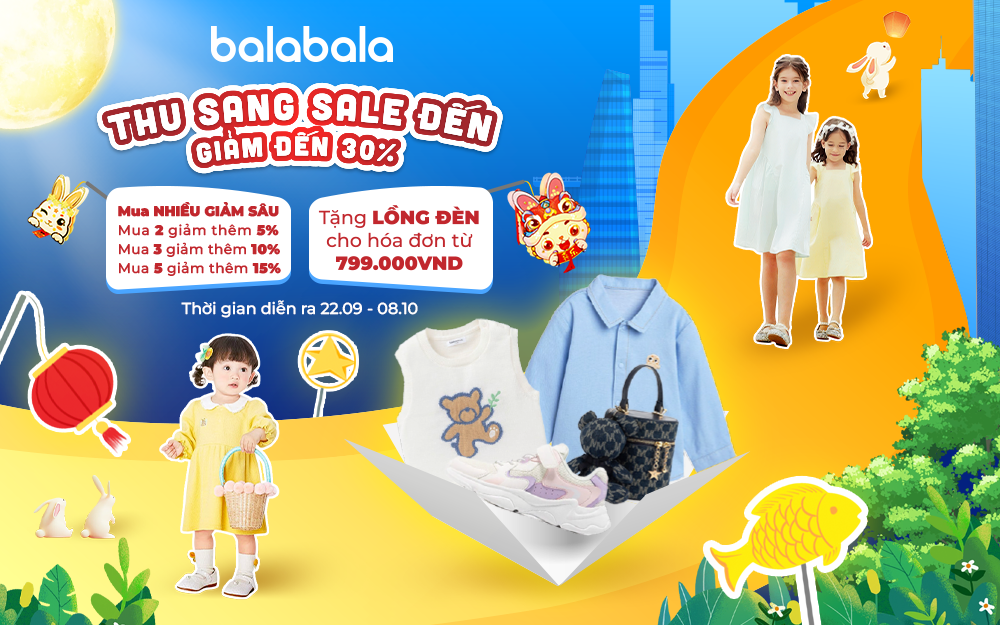 ĐẠI TIỆC SALE TRUNG THU GIẢM 30%