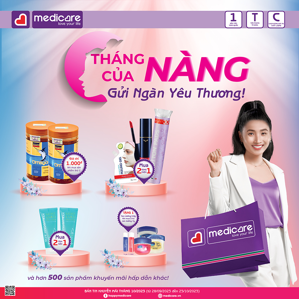 MEDICARE – THÁNG CỦA NÀNG – GỬI NGÀN YÊU THƯƠNG