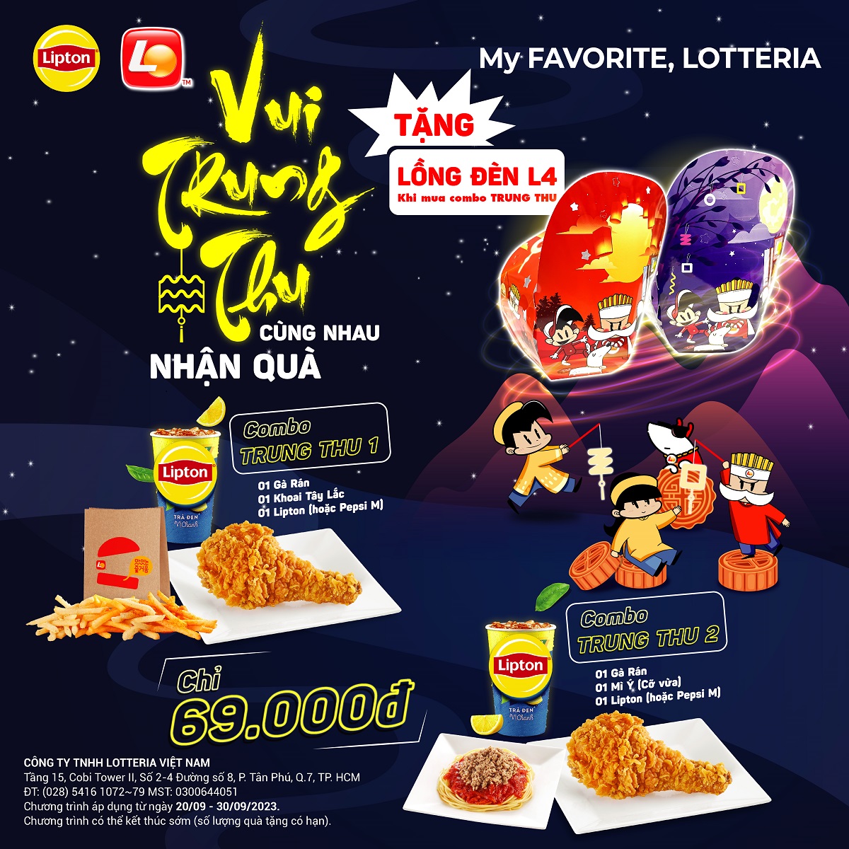 LOTTERIA – VUI HỘI TRĂNG RẰM