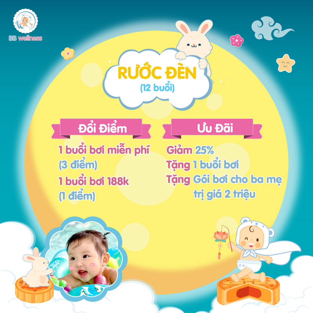 BB Wellness – Đổi điểm đổi quà, bơi đã mùa Trung Thu